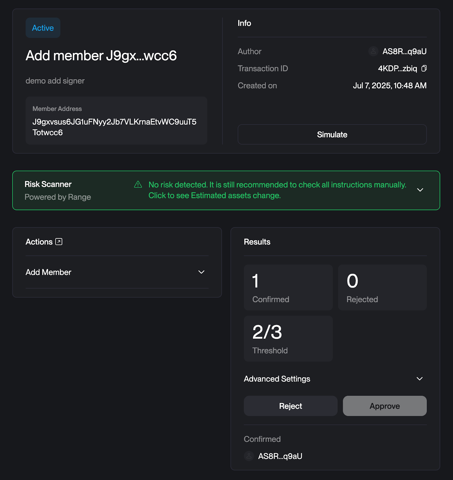 Configuration change transaction overview